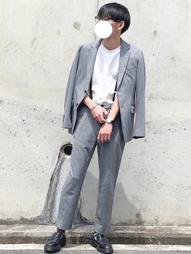 「REPIDO（リピード）のアイテム」を使った、ぎっちゃんさん（メンズ・166cm）の春コーディネート