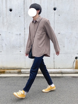 「REN（レン）のアイテム」を使った、ぎっちゃんさん（メンズ・166cm）の秋コーディネート