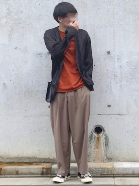 「CLEA（クレア）のアイテム」を使った、ぎっちゃんさん（メンズ・166cm）の秋コーディネート