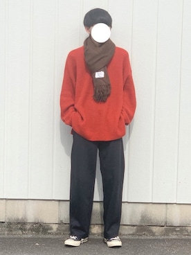 「SENSION（センション）のアイテム」を使った、ぎっちゃんさん（メンズ・166cm）の秋コーディネート