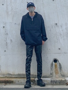 「NEW ERA（ニューエラ）の＜NEW ERA（ニューエラ）＞ T/W 9THIRTY LA/キャップ（キャップ）」を使った、ぎっちゃんさん（メンズ・166cm）の春コーディネート