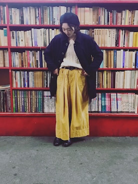 「417 EDIFICE（フォーワンセブンエディフィス）のアイテム（ダウンジャケット/コート）」を使った、アンナさん（レディース・164cm）の冬コーディネート