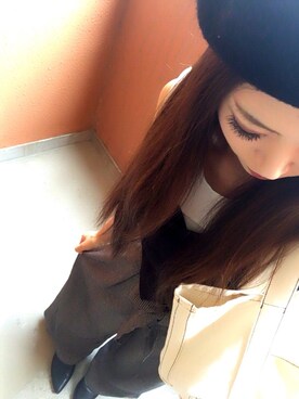 「one way（ワンウェイ）のアイテム（シューズ）」を使った、tokoさん（レディース・161cm）の秋コーディネート