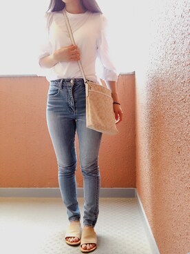 「ショッピング」｜「アイテム（キャミソール）」を使った、tokoさん（レディース・161cm）の夏コーディネート