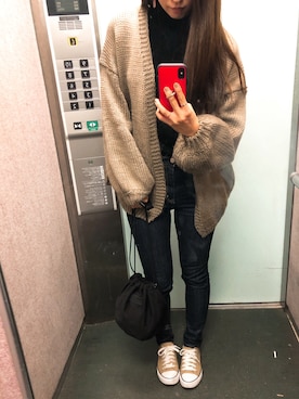 「rinto（リント）のアイテム」を使った、tokoさん（レディース・161cm）の秋コーディネート
