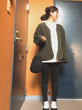 「rinto（リント）のアイテム」を使った、tokoさん（レディース・161cm）の冬コーディネート