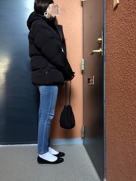 「rinto（リント）のアイテム」を使った、tokoさん（レディース・161cm）の冬コーディネート
