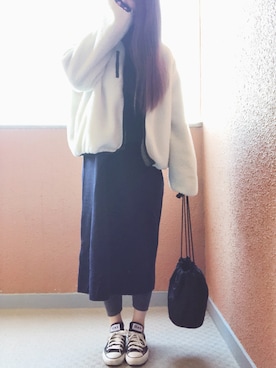「rinto（リント）のアイテム」を使った、tokoさん（レディース・161cm）の冬コーディネート