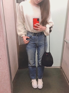 「rinto（リント）のアイテム」を使った、tokoさん（レディース・161cm）の冬コーディネート