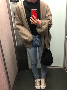 「rinto（リント）のアイテム」を使った、tokoさん（レディース・161cm）の冬コーディネート
