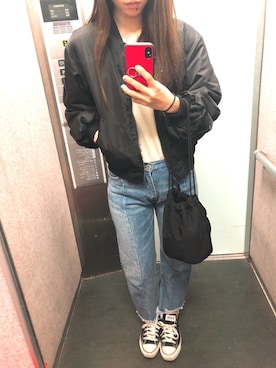「rinto（リント）のアイテム」を使った、tokoさん（レディース・161cm）の春コーディネート