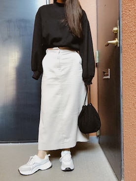 「rinto（リント）のアイテム」を使った、tokoさん（レディース・161cm）の春コーディネート