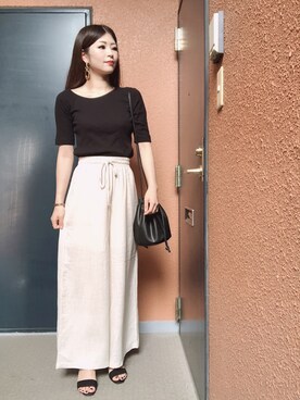 「VANANA（バナナ）のアイテム」を使った、tokoさん（レディース・161cm）の夏コーディネート