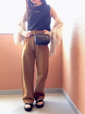 「CeLL（セル）のアイテム」を使った、tokoさん（レディース・161cm）の秋コーディネート