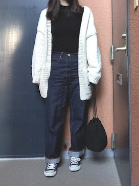 「rinto（リント）のアイテム」を使った、tokoさん（レディース・161cm）の冬コーディネート