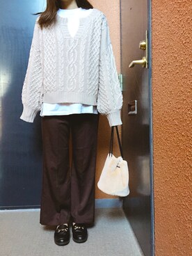 tokoさん（レディース・161cm）の冬コーディネート