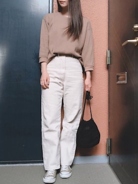 「rinto（リント）のアイテム」を使った、tokoさん（レディース・161cm）の秋コーディネート