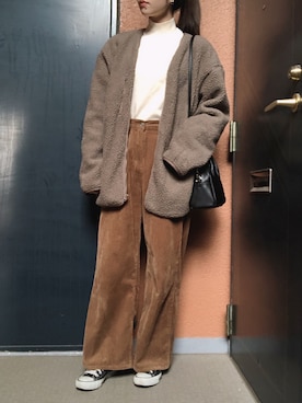 「CONVERSE（コンバース）のconverse（コンバース） ALL STAR OX（オールスターOX）（スニーカー）」を使った、tokoさん（レディース・161cm）の冬コーディネート