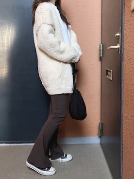 「rinto（リント）のアイテム」を使った、tokoさん（レディース・161cm）の冬コーディネート