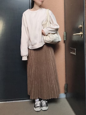 「CONVERSE（コンバース）のconverse（コンバース） ALL STAR OX（オールスターOX）（スニーカー）」を使った、tokoさん（レディース・161cm）の春コーディネート