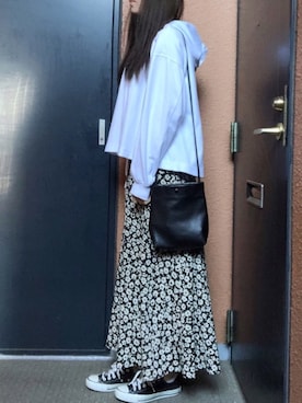 「CONVERSE（コンバース）のconverse（コンバース） ALL STAR OX（オールスターOX）（スニーカー）」を使った、tokoさん（レディース・161cm）の春コーディネート