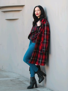 「ankle boots」｜lisavmさん（レディース・157cm）の冬コーディネート
