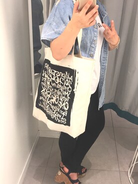 「ブレスレット」｜「アイテム（デニムジャケット）」を使った、no.さん（レディース・150cm）の夏コーディネート