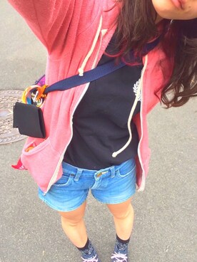 「ライブ」｜「アイテム（その他アウター）」を使った、٩꒰ ´ᆺ`꒱۶yuki❁さん（レディース・152cm）の春コーディネート