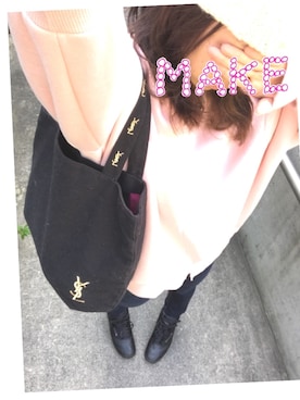 「COQULE（コクレ）のアイテム（スウェット）」を使った、٩꒰ ´ᆺ`꒱۶yuki❁さん（レディース・152cm）の春コーディネート