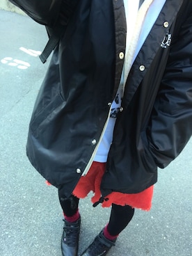 「ライブ」｜「アイテム（ナイロンジャケット）」を使った、٩꒰ ´ᆺ`꒱۶yuki❁さん（レディース・152cm）の春コーディネート