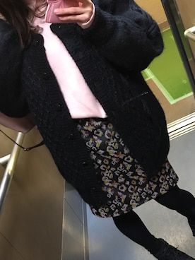 「COQULE（コクレ）のアイテム（スウェット）」を使った、٩꒰ ´ᆺ`꒱۶yuki❁さん（レディース・152cm）の冬コーディネート