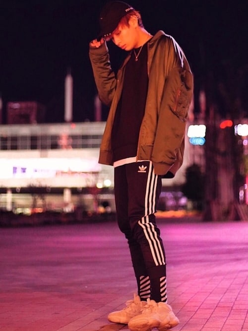 まさ Adidasのパンツを使ったコーディネート Wear