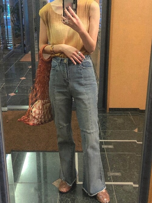 Momoka Select Mocaのデニムパンツを使ったコーディネート Wear