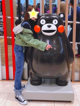 「RED CHOP WORKS（レッドチョップワークス）のアイテム（ジャケット/アウター）」を使った、ゆかさん（レディース・163cm）の冬コーディネート