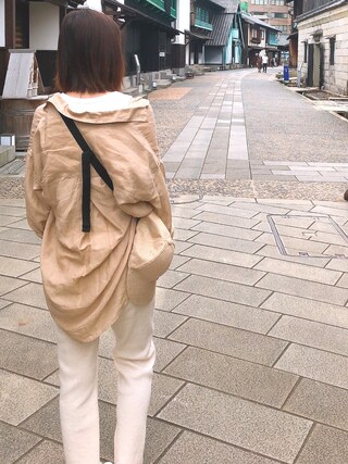 IENA（イエナ）の「リネン/リヨセルオーバーシャツ◇（シャツ