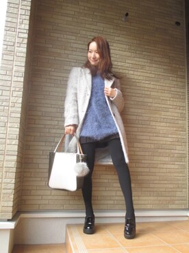 「パーティー」｜「アイテム（その他）」を使った、 𝕐𝕌𝕂𝕚さん（レディース・160cm）の冬コーディネート
