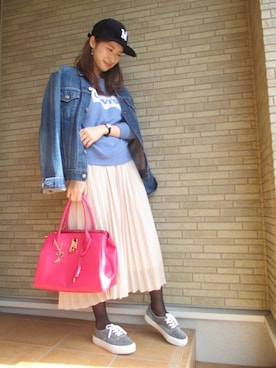 「ドラフトリーバイス」｜「アイテム（その他）」を使った、 𝕐𝕌𝕂𝕚さん（レディース・160cm）の冬コーディネート