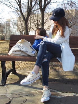 𝕐𝕌𝕂𝕚さん(レディース・160cm)の春コーディネート