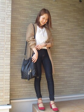  𝕐𝕌𝕂𝕚さん（レディース・160cm）の春コーディネート