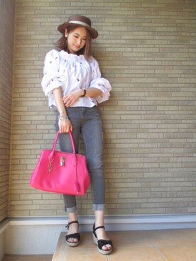  𝕐𝕌𝕂𝕚さん（レディース・160cm）の夏コーディネート