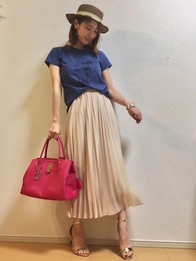  𝕐𝕌𝕂𝕚さん（レディース・160cm）の夏コーディネート