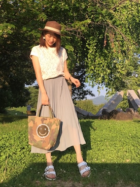 𝕐𝕌𝕂𝕚さん(レディース・160cm)の夏コーディネート