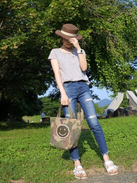 𝕐𝕌𝕂𝕚さん(レディース・160cm)の夏コーディネート