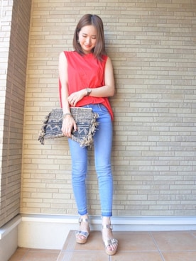  𝕐𝕌𝕂𝕚さん（レディース・160cm）の夏コーディネート