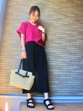 「アイテム（ピアス（両耳用））」を使った、 𝕐𝕌𝕂𝕚さん（レディース・160cm・20代）の夏コーディネート