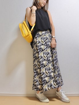 「アイテム（ピアス（両耳用））」を使った、 𝕐𝕌𝕂𝕚さん（レディース・160cm・20代）の夏コーディネート