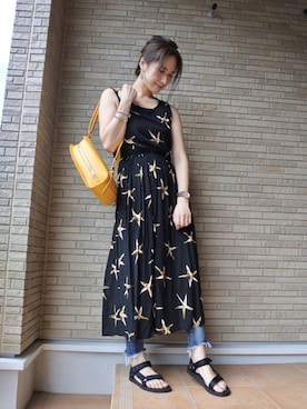「アイテム（ピアス（両耳用））」を使った、 𝕐𝕌𝕂𝕚さん（レディース・160cm・20代）の夏コーディネート