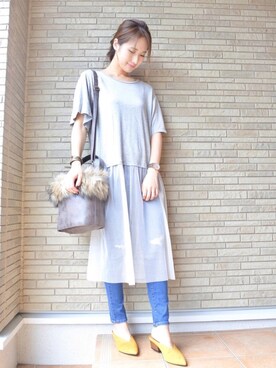 「アイテム（ピアス（両耳用））」を使った、 𝕐𝕌𝕂𝕚さん（レディース・160cm・20代）の夏コーディネート