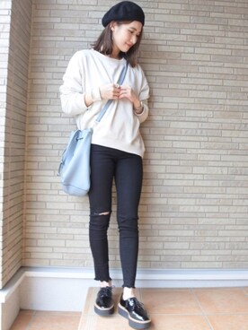  𝕐𝕌𝕂𝕚さん（レディース・160cm）の秋コーディネート