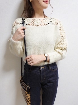 「Cawaii」｜ 𝕐𝕌𝕂𝕚さん（レディース・160cm）の冬コーディネート